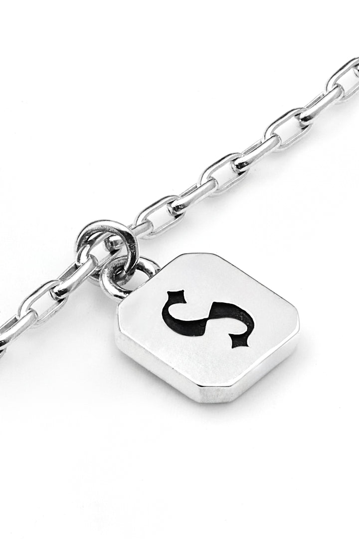 S - LOGO TAG NECKLACE