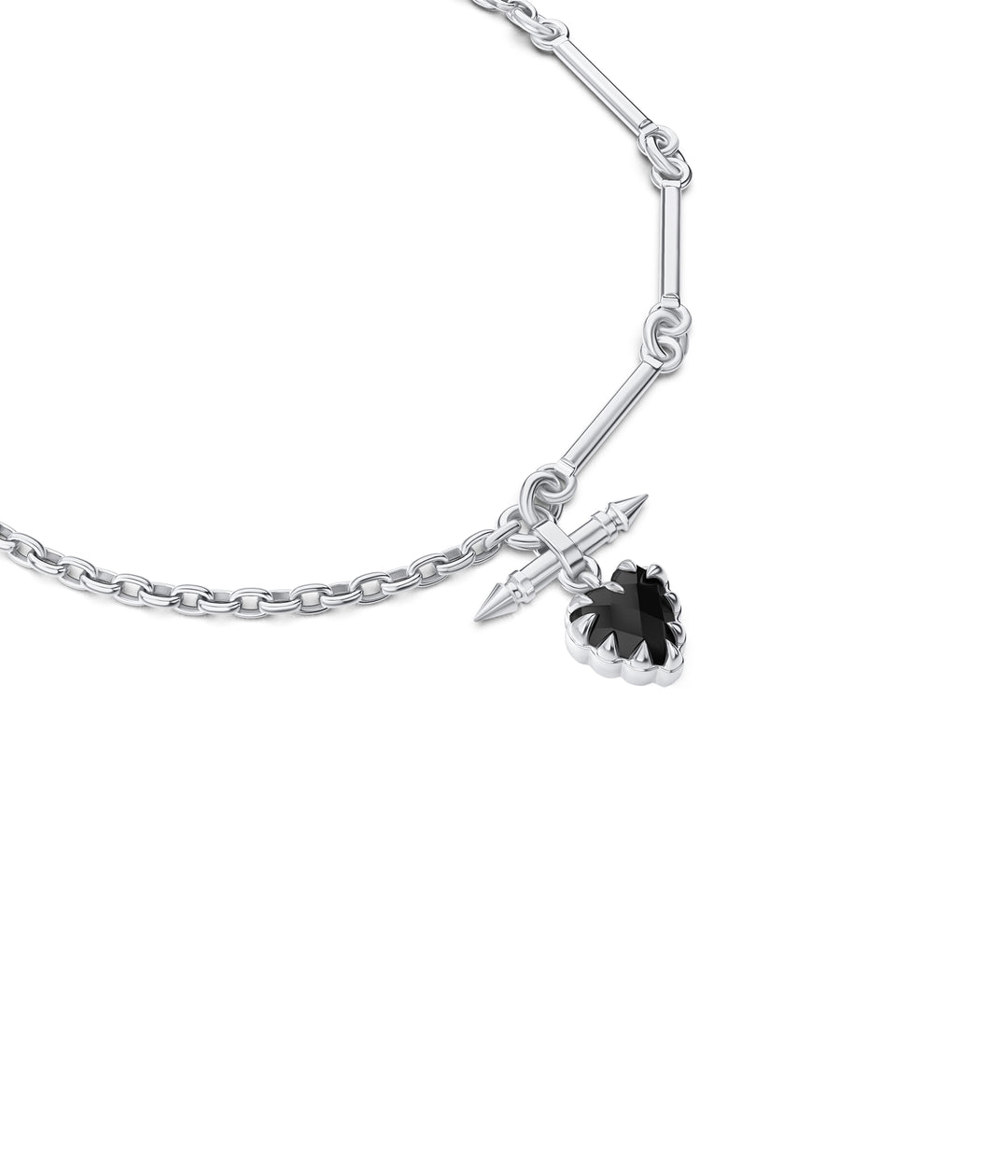 LOVE CLAW FOB BRACELET - ONYX