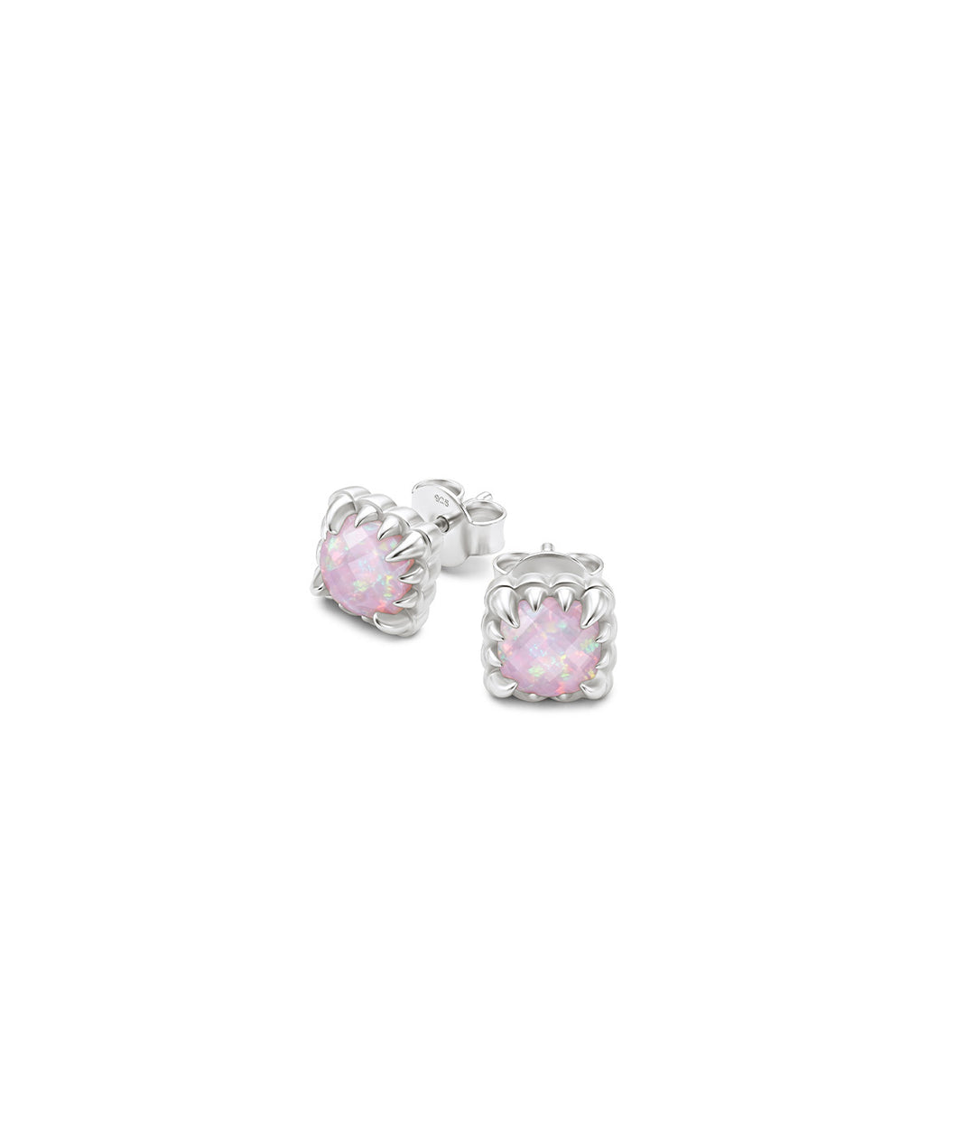 BABY CLAW STUDS - PINK BELLO OPAL