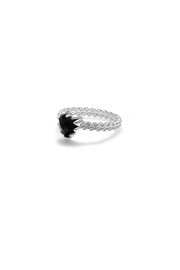 MINI CLAW RING ONYX