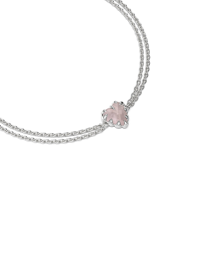 LOVE CLAW BRACELET ROSE QUARTZ