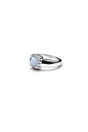 BABY CLAW RING BLUE LACE AGATE