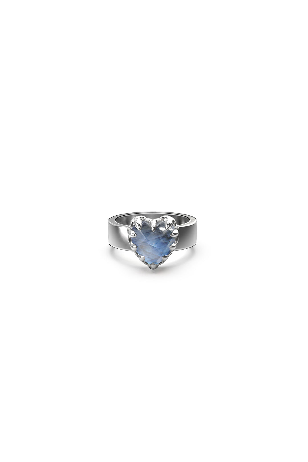 LOVE CLAW RING MOONSTONE