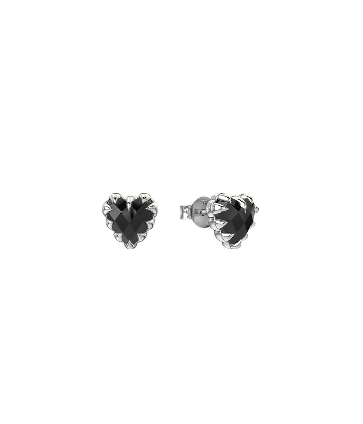 LOVE CLAW EARRINGS ONYX