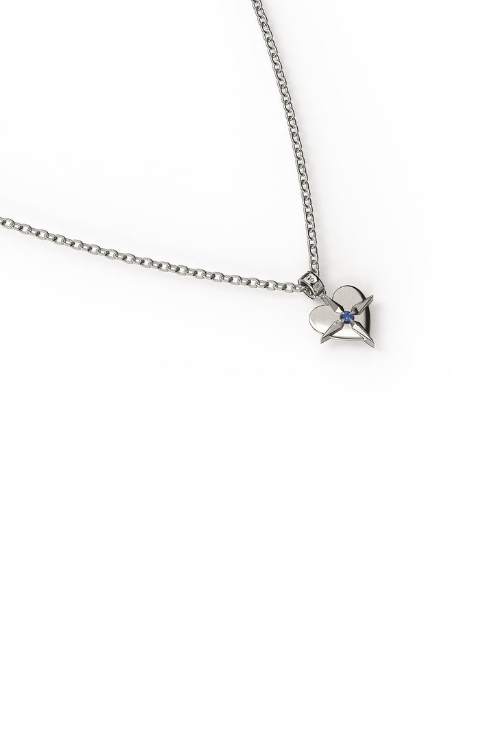 BIRTHSTONE HEART NECKLACE JUNE