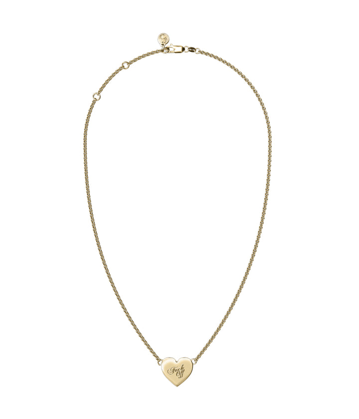WARM WELCOME HEART NECKLACE GOLD PLATED