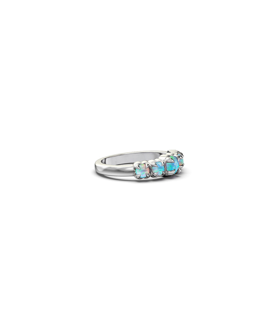 HALO CLUSTER RING BELLO OPAL