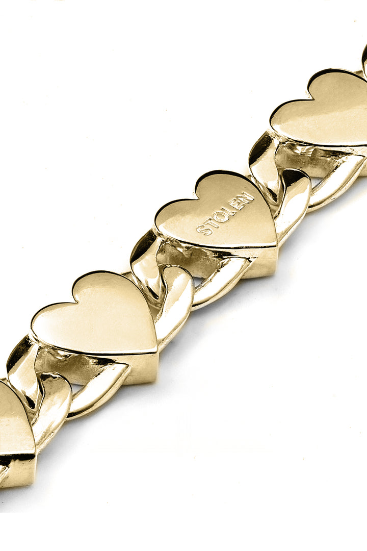 LOVE CHAIN NECKLACE GOLD PLATED