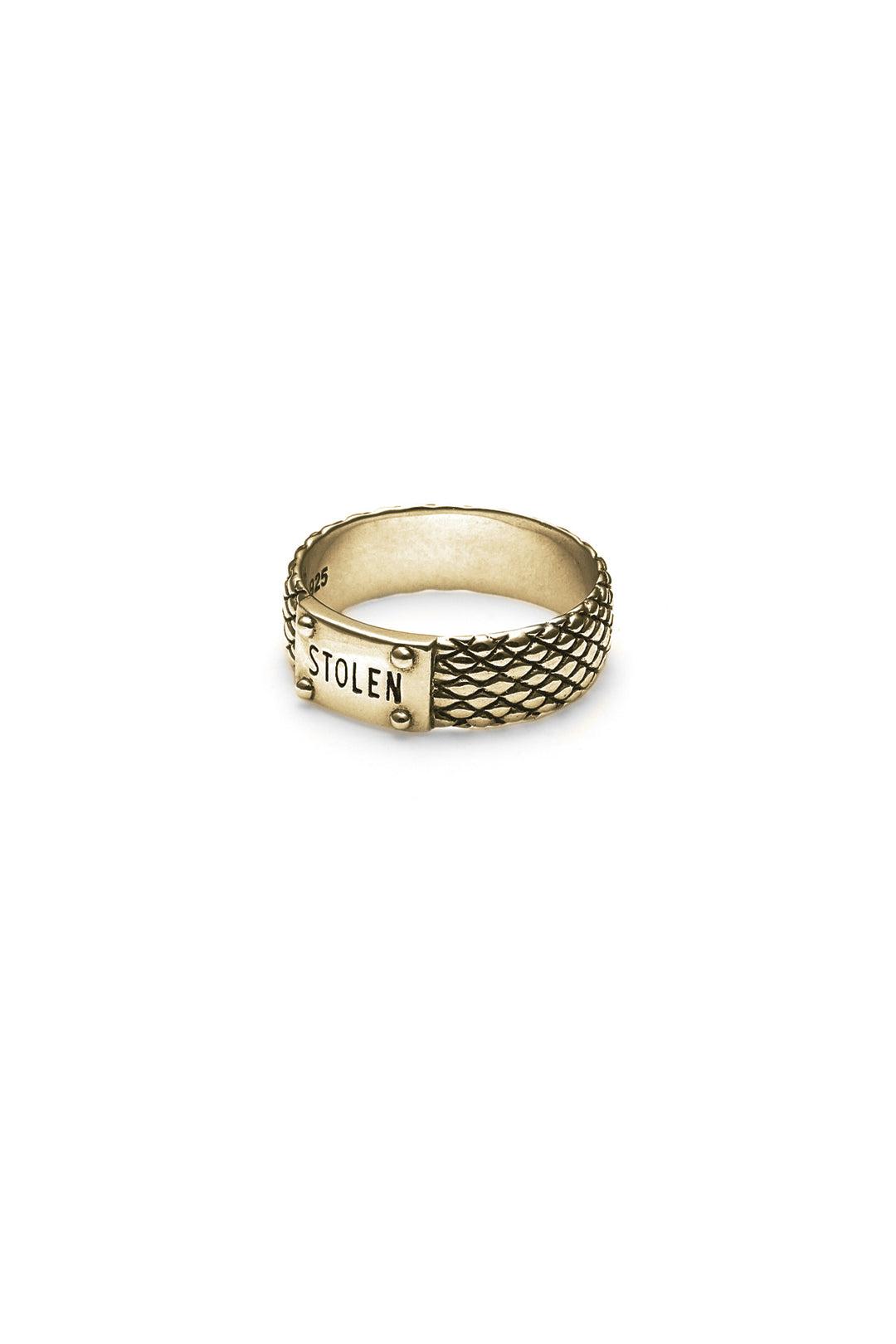 SNAKE BAND SKINNY - GOLD PLATED