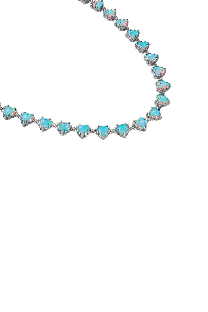 LOVE CLAW INFINITY NECKLACE BELLO OPAL