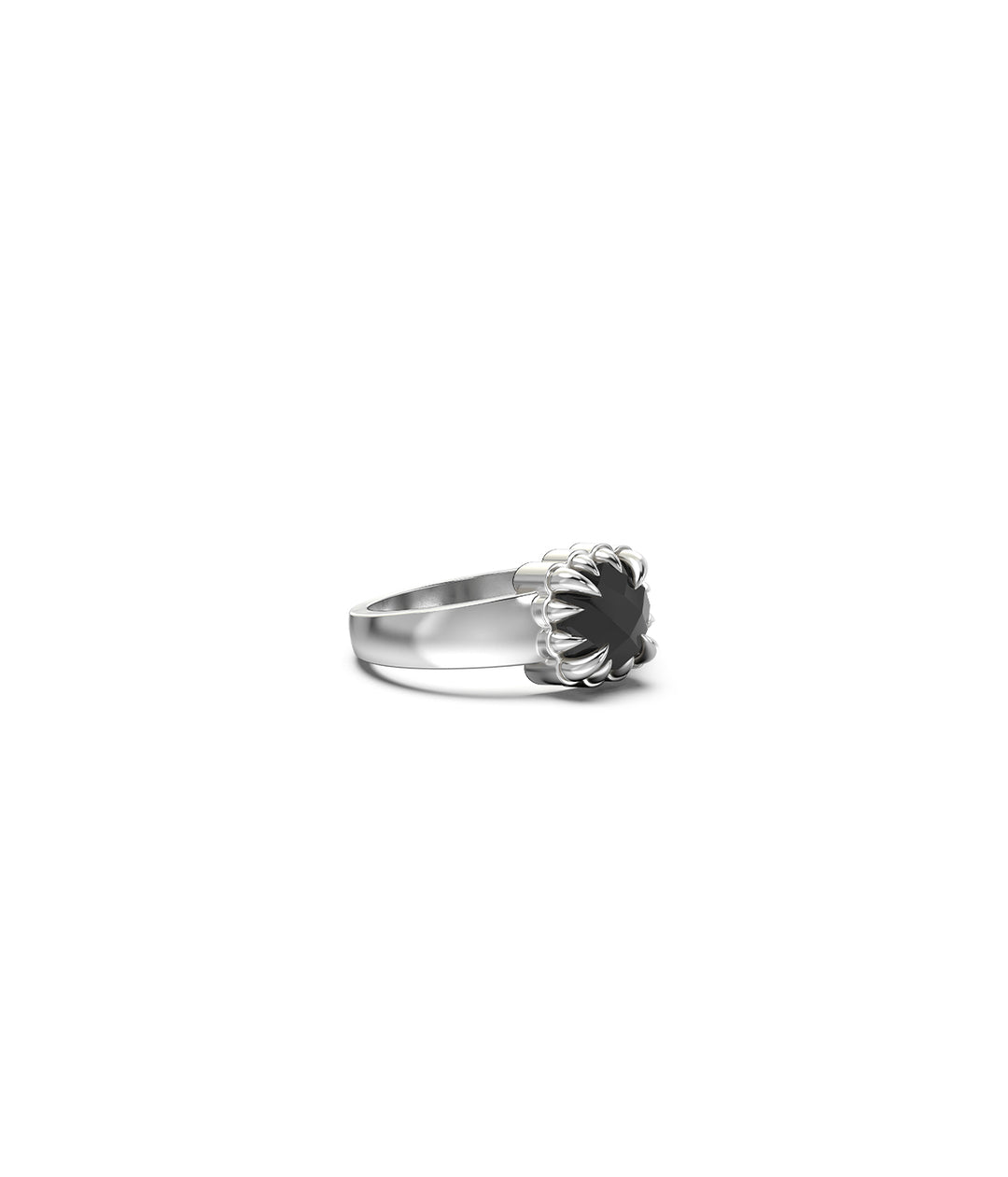 BABY CLAW RING ONYX