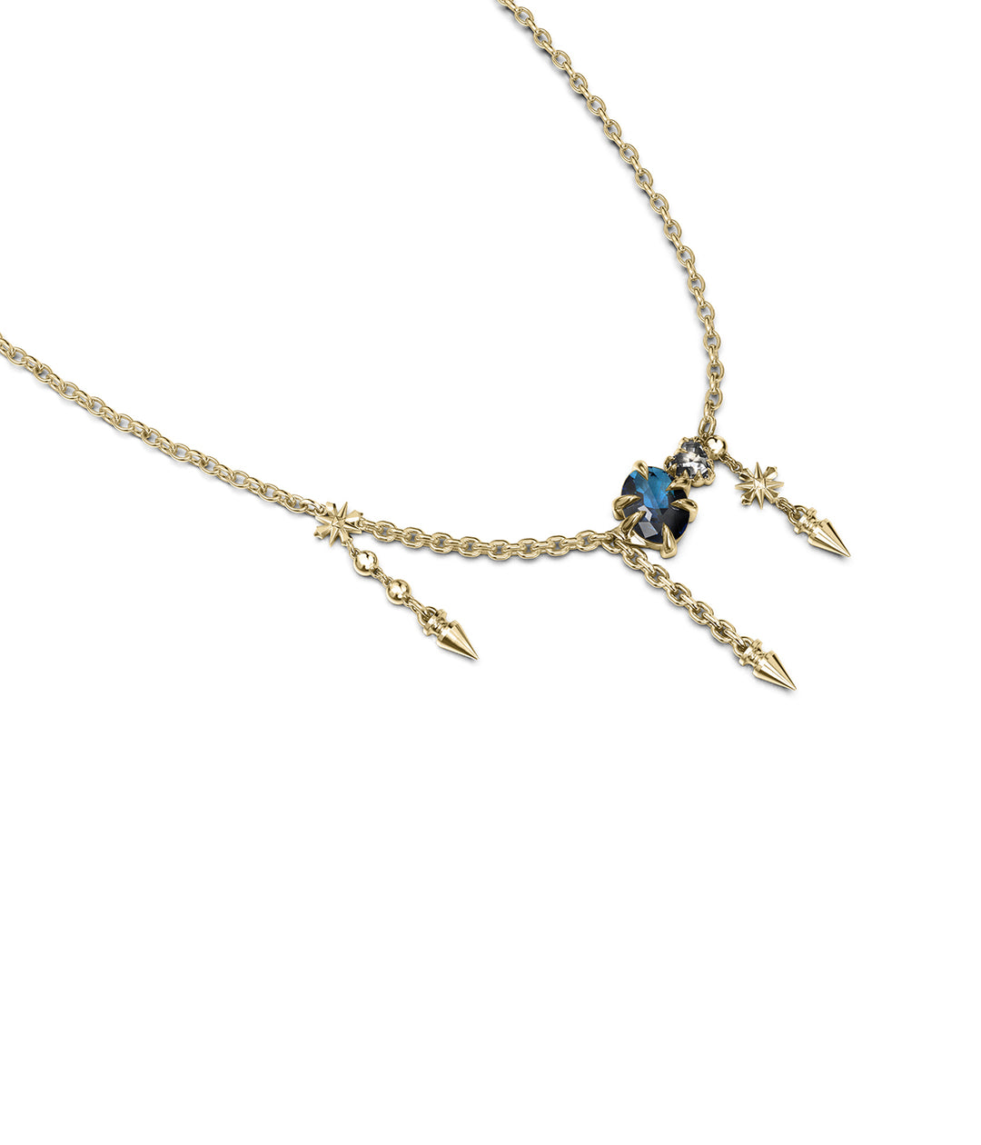 REGAL HARMONY DROPLET NECKLACE - GOLD PLATED