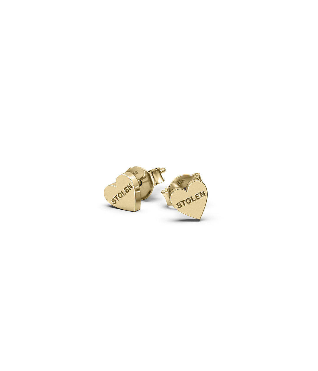 STOLEN HEART EARRINGS - GOLD PLATED