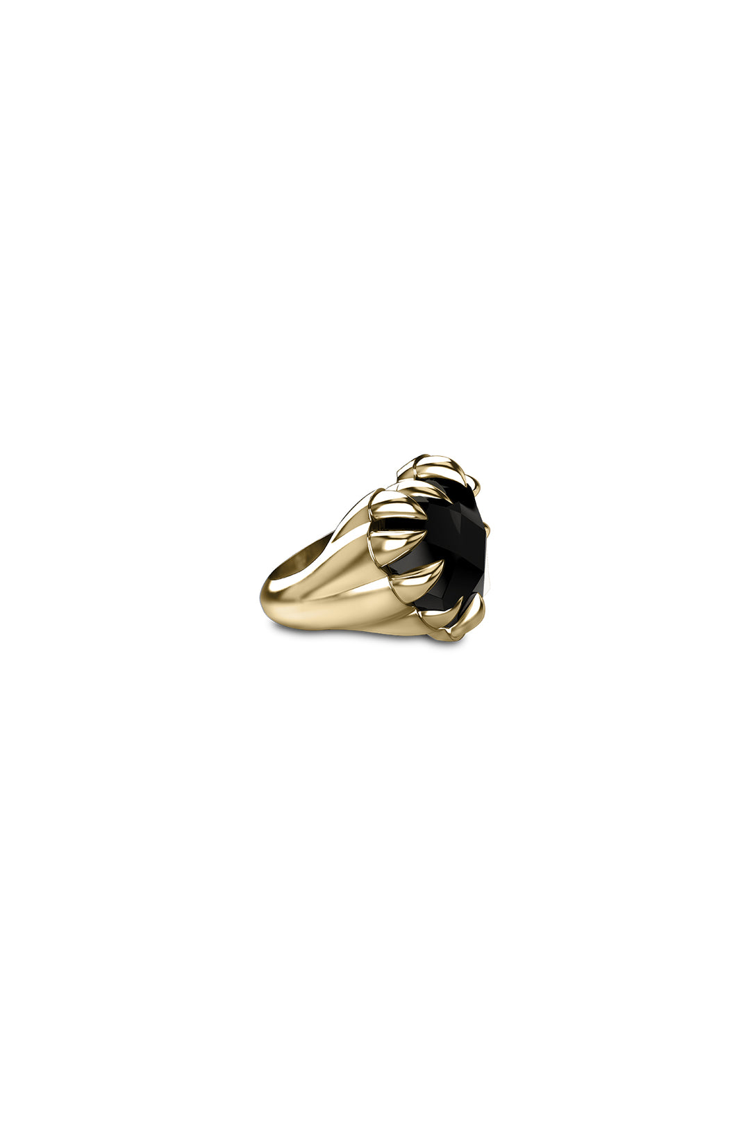 LOVE CLAW COCKTAIL RING - GOLD PLATED