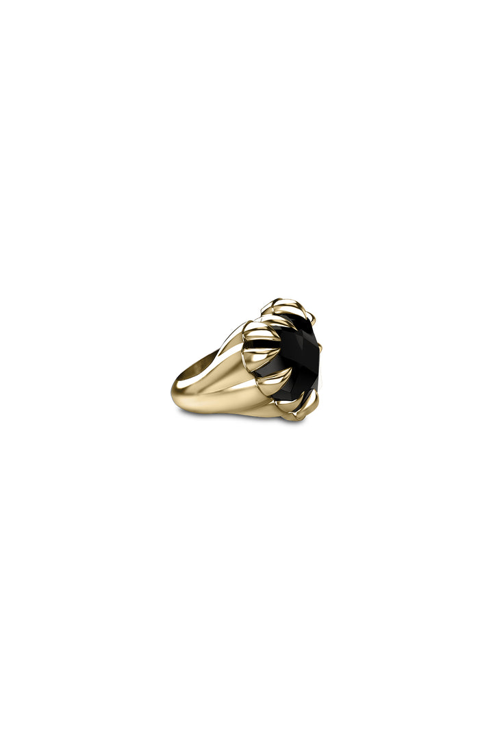 LOVE CLAW COCKTAIL RING - GOLD PLATED