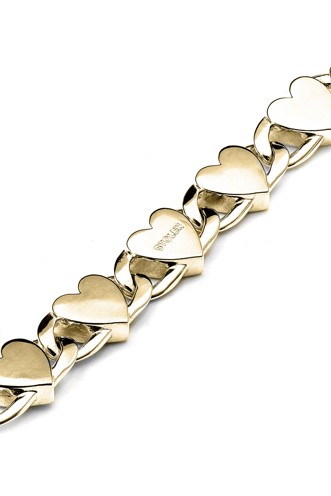 LOVE CHAIN BRACELET GOLD PLATED