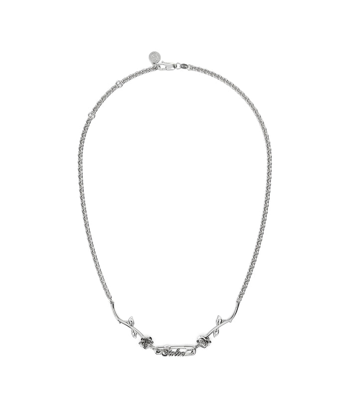 ROSE PIN NECKLACE
