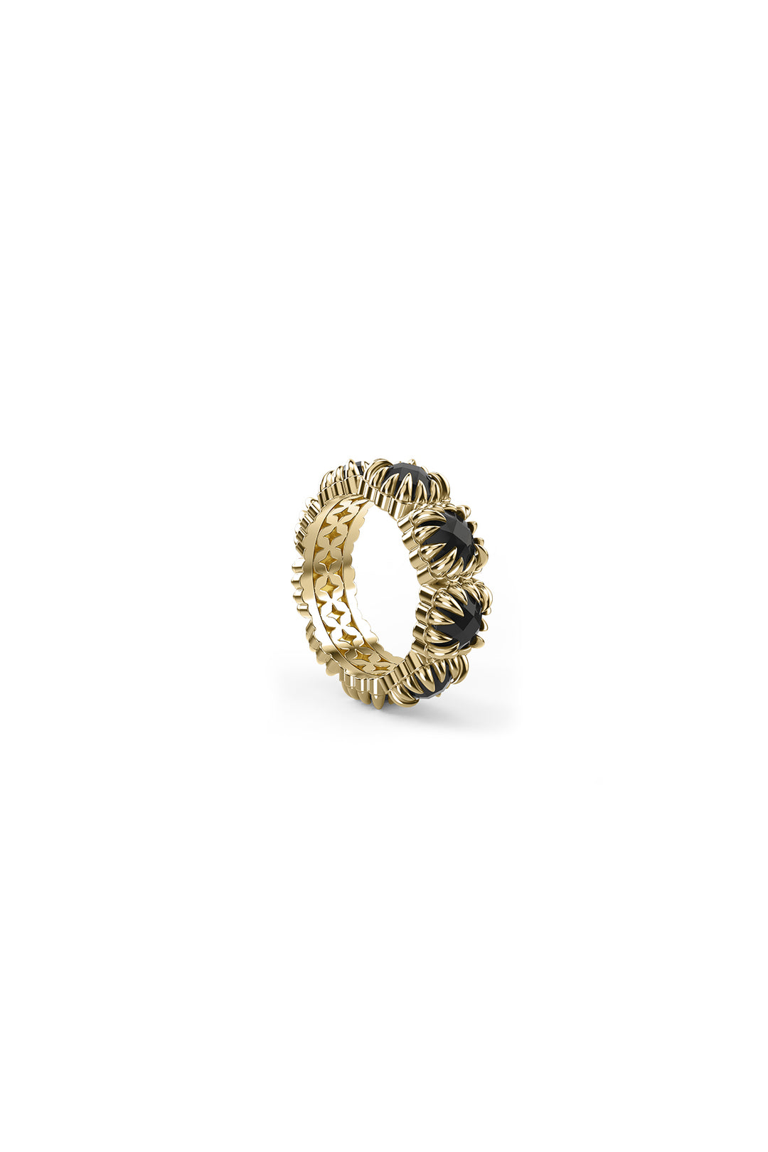 BABY CLAW ETERNITY RING - GOLD PLATED
