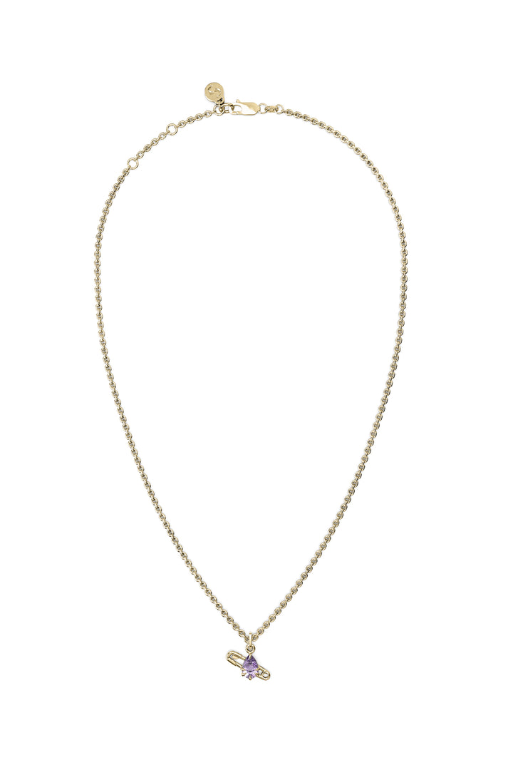 PURITY PIN NECKLACE - GOLD PLATED