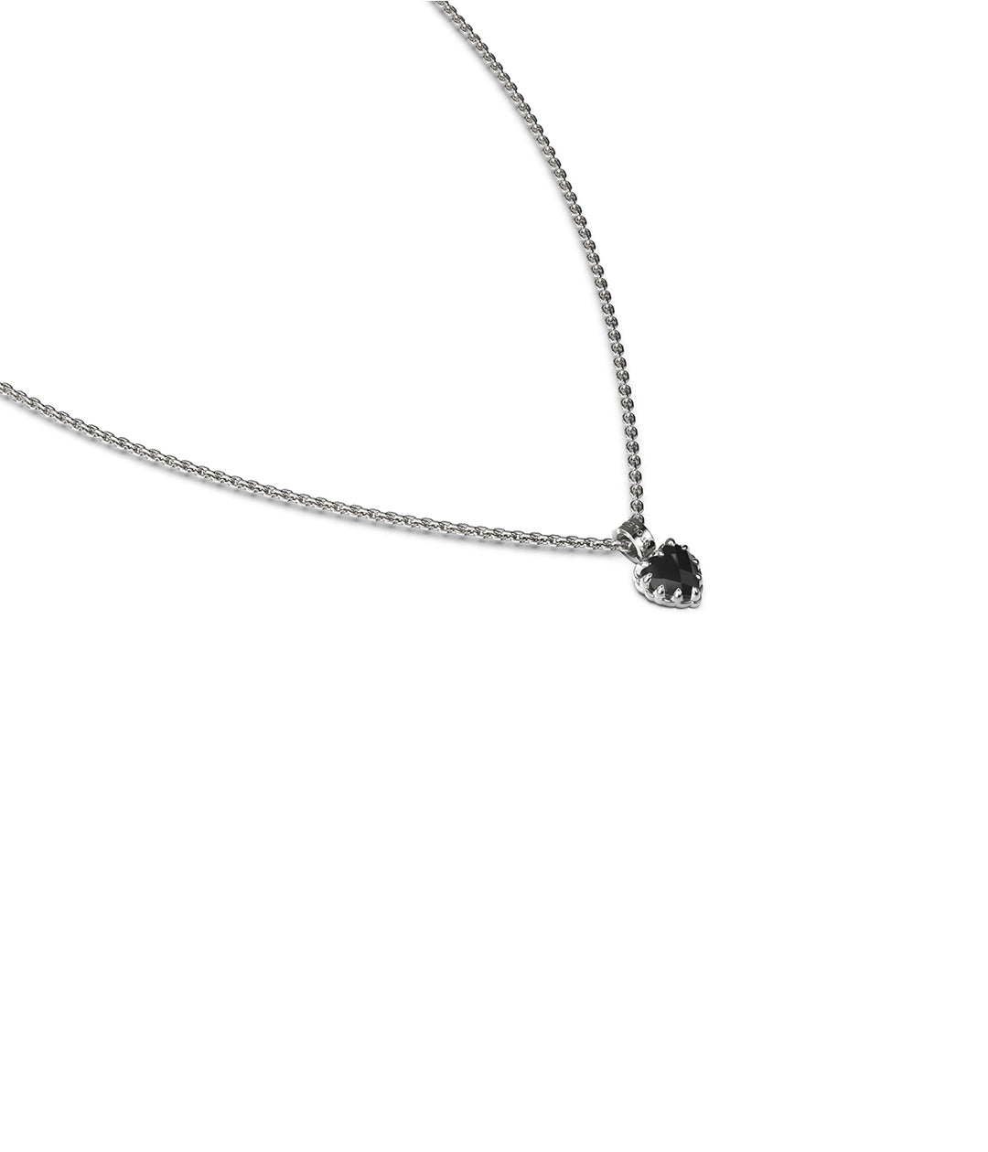 MINI LOVE CLAW NECKLACE ONYX