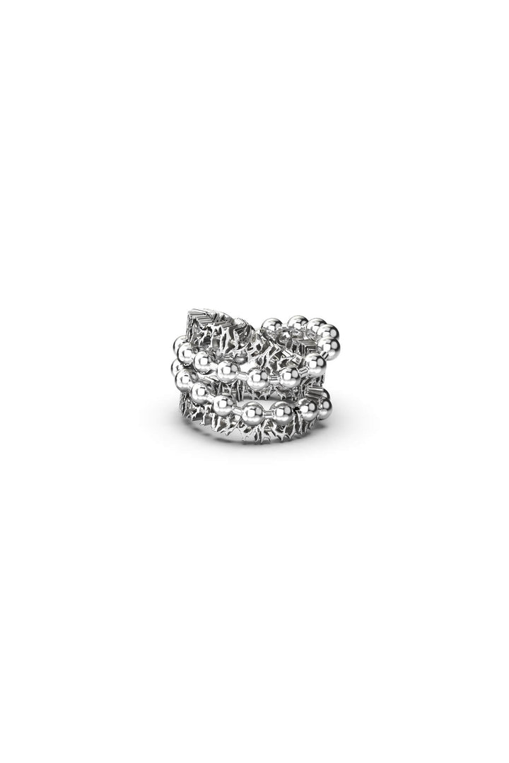 DELICATE DISTORTION WRAP RING