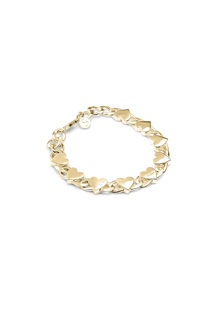 LOVE CHAIN BRACELET GOLD PLATED