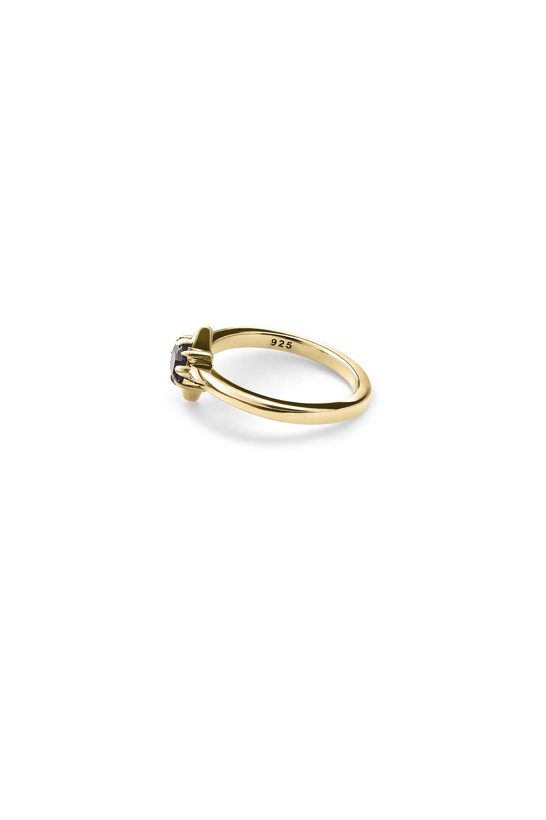 PUNK ROSE MINI RING - GOLD PLATED