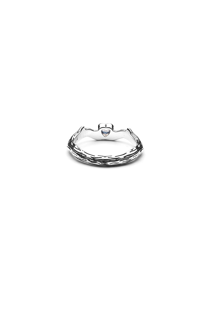 TWISTED BABY HEART RING