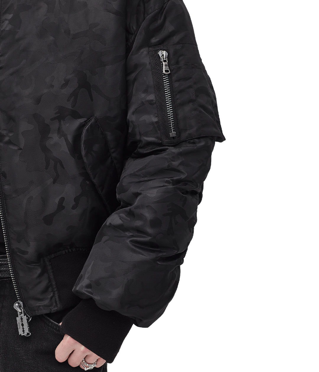 STOLEN BOMBER - BLACK CAMO