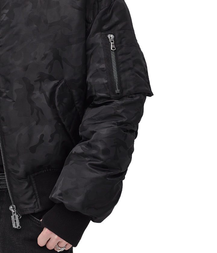 STOLEN BOMBER - BLACK CAMO