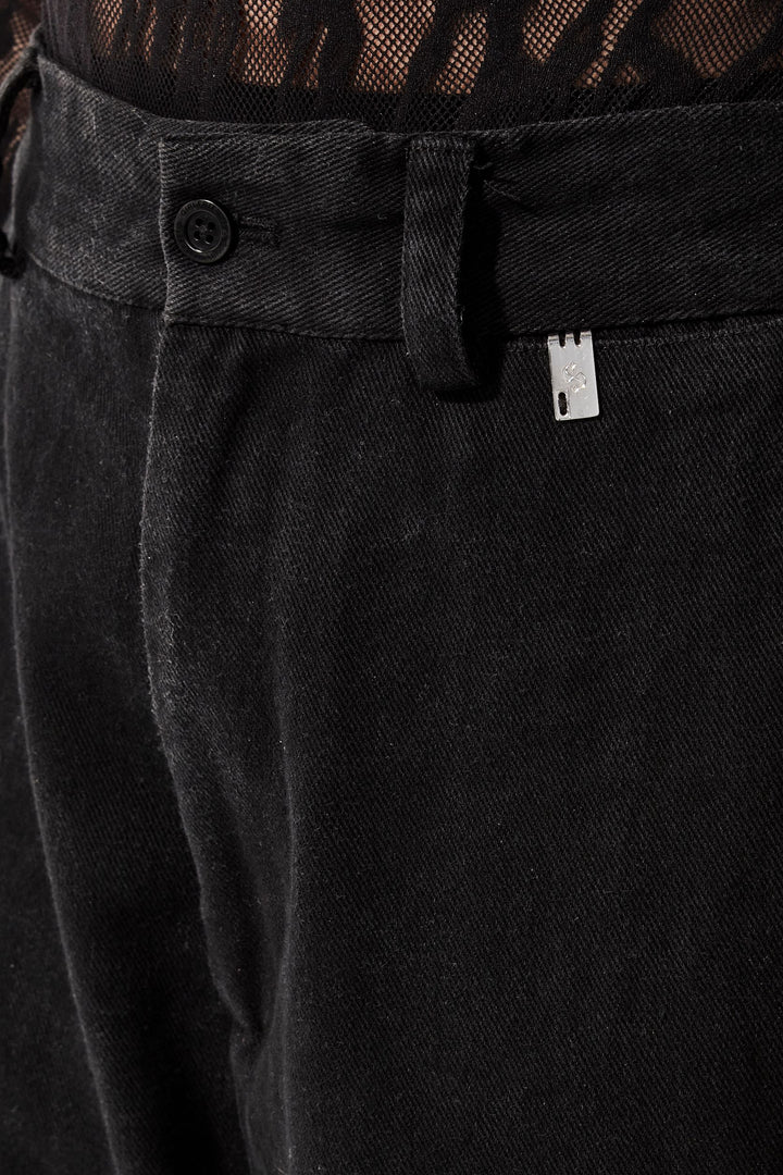 STEEL CAP CARGO PANT - BLACK