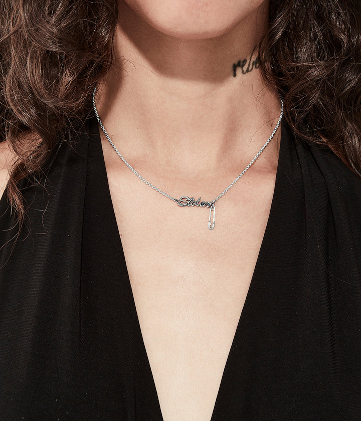 SENTIMENTAL SCRIPT NECKLACE