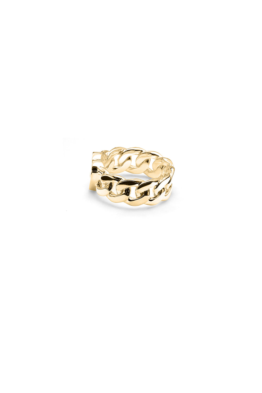 LOVE CHAIN RING GOLD PLATED