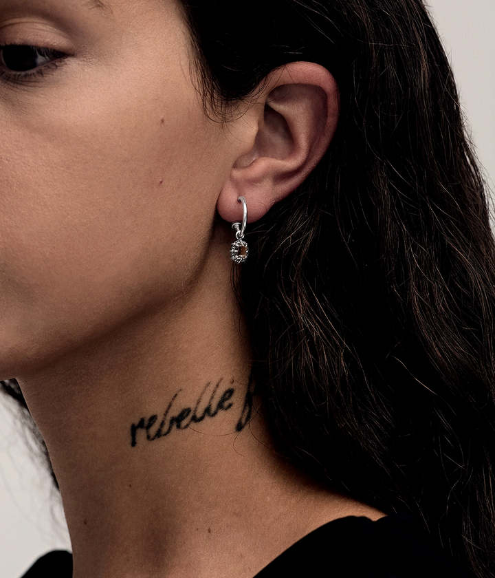 DAHLIA'S EMBRACE HOOP EARRINGS