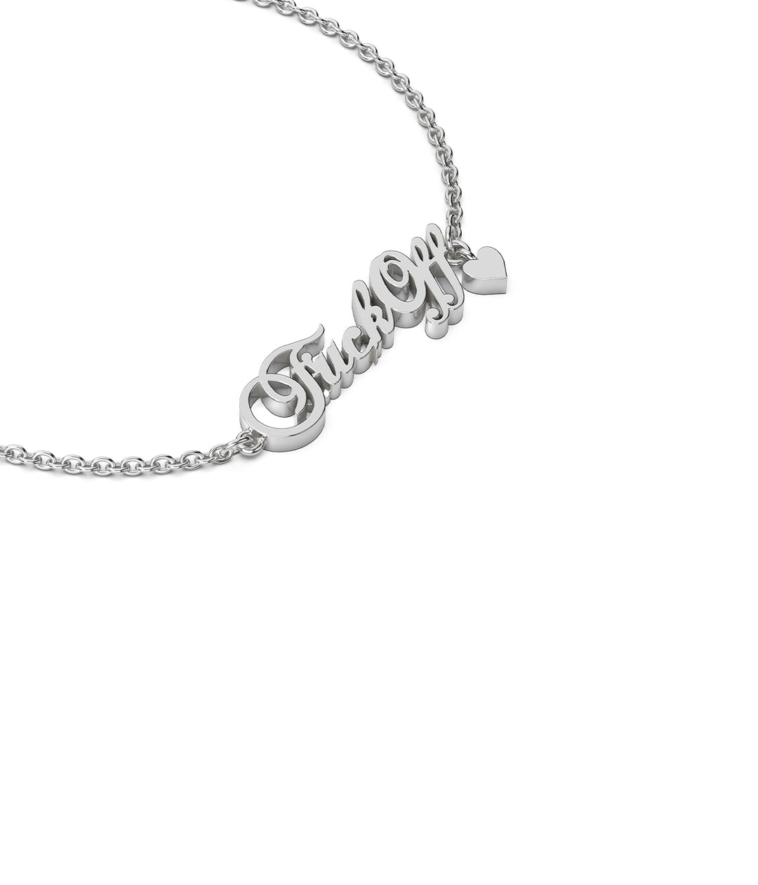 F*CK OFF SCRIPT BRACELET