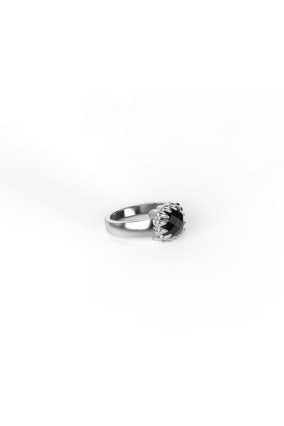 ORIGINAL SETTING - BABY CLAW RING - ONYX
