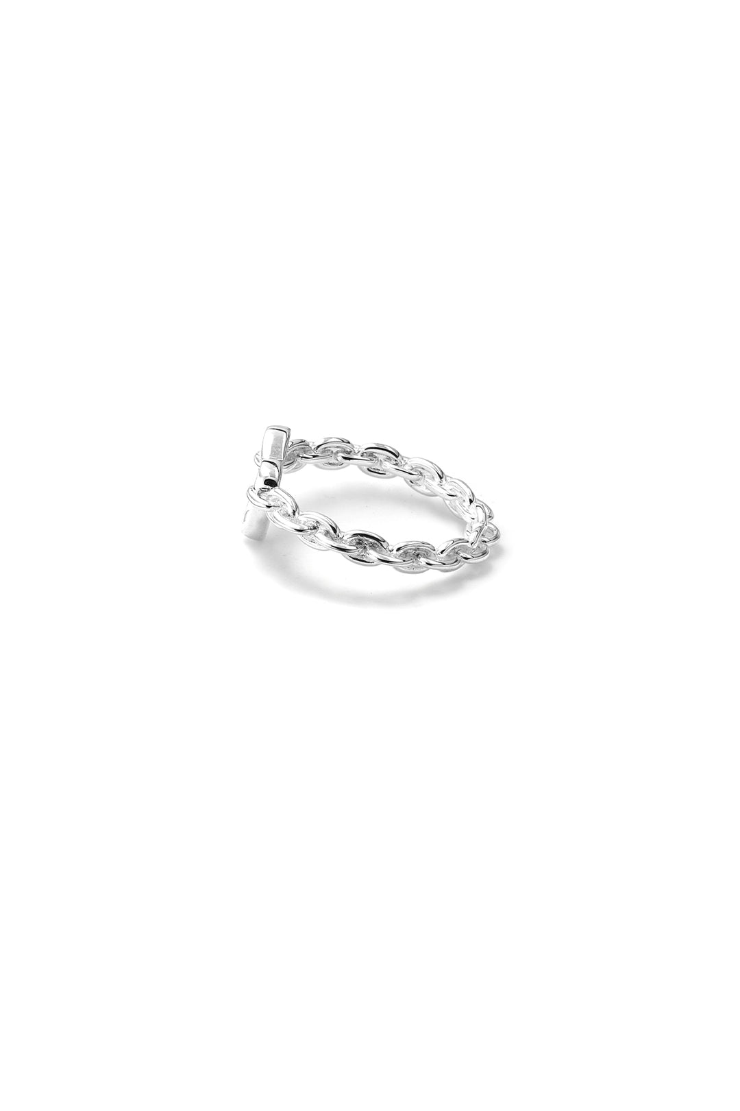 MELTED HEART CHAIN RING