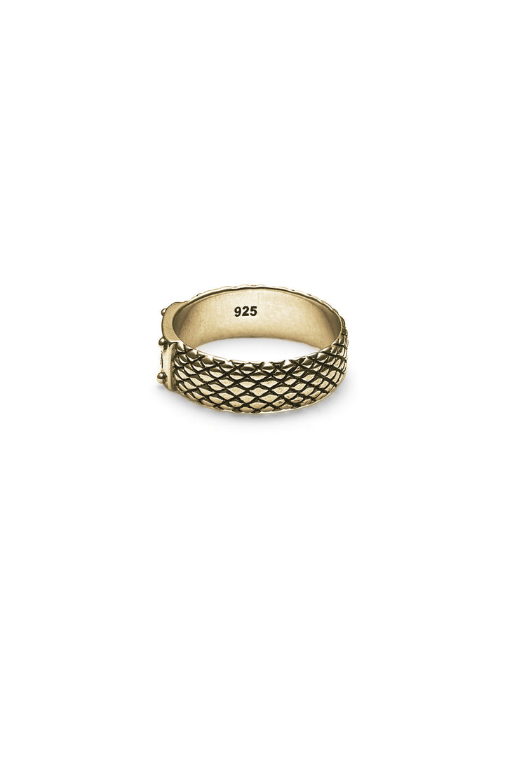 SNAKE BAND SKINNY - GOLD PLATED