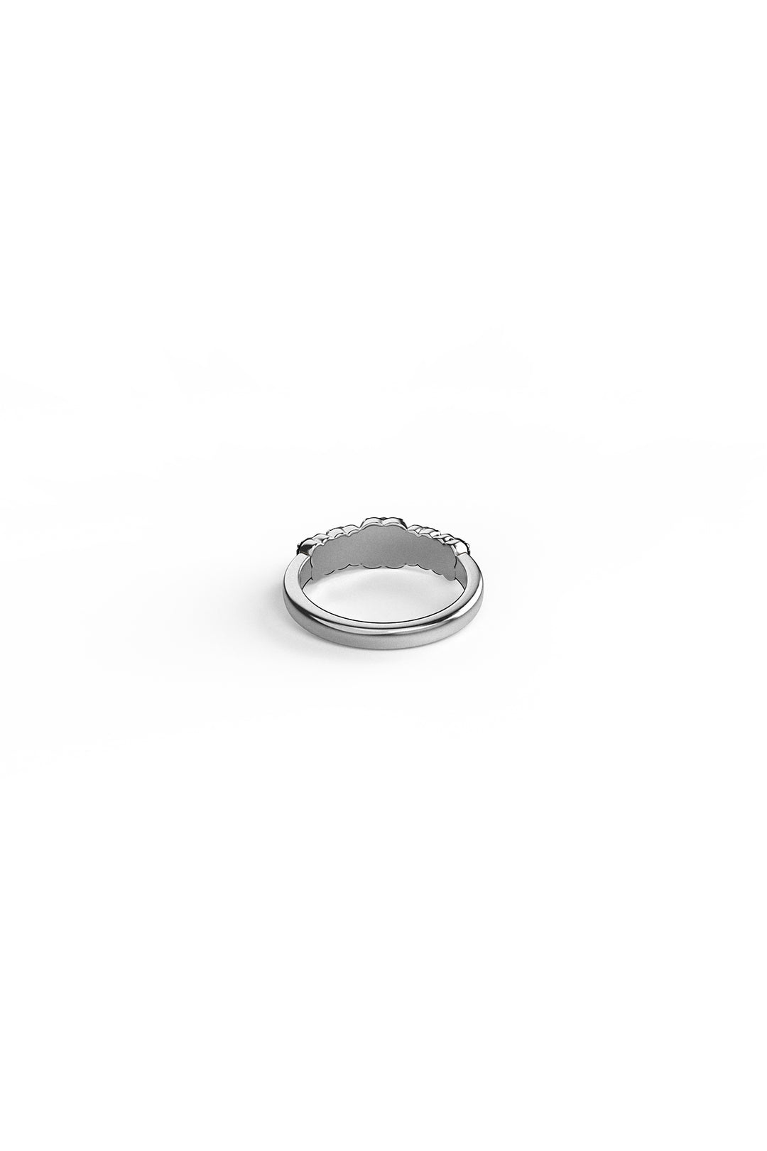 ORIGINAL SETTING - HALO CLUSTER RING - ROSE QUARTZ