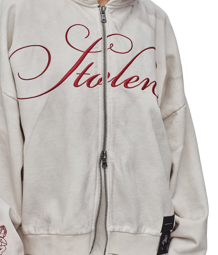 STOLEN FOREVER HOOD - ZIP THRU