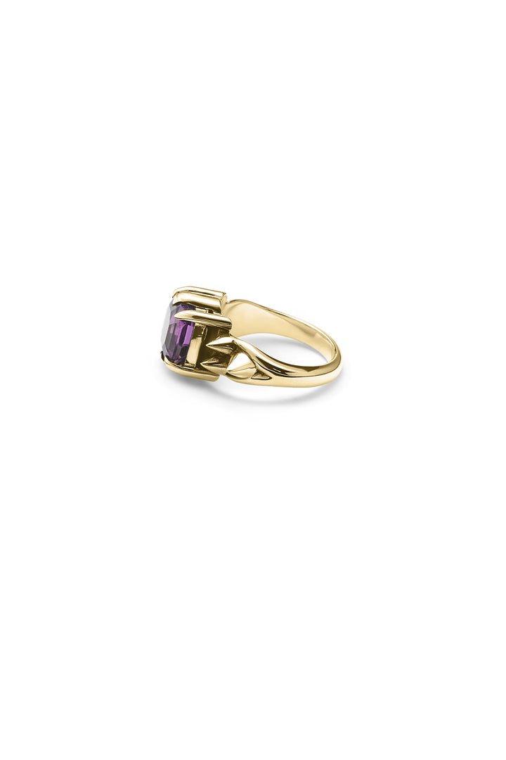 PUNK ROSE RING - GOLD PLATED