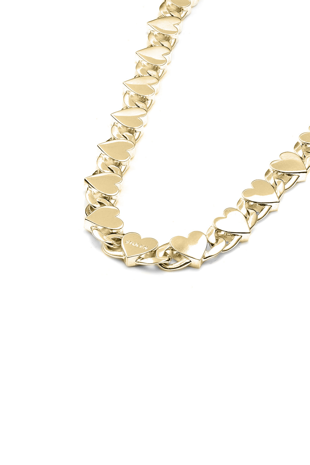 LOVE CHAIN NECKLACE GOLD PLATED