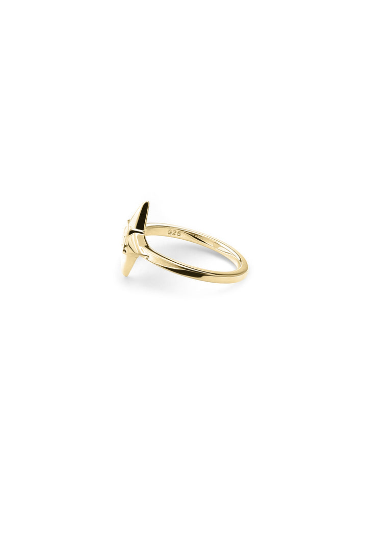 STAR SHOCK RING - GOLD PLATED