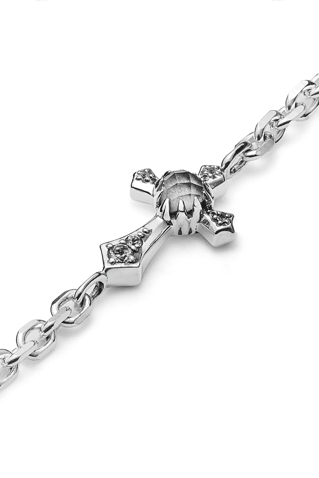 GOTHIC SIDE CROSS NECKLACE