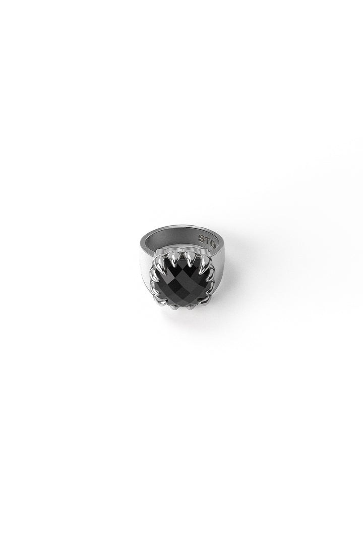 ORIGINAL SETTING - CLAW RING - ONYX