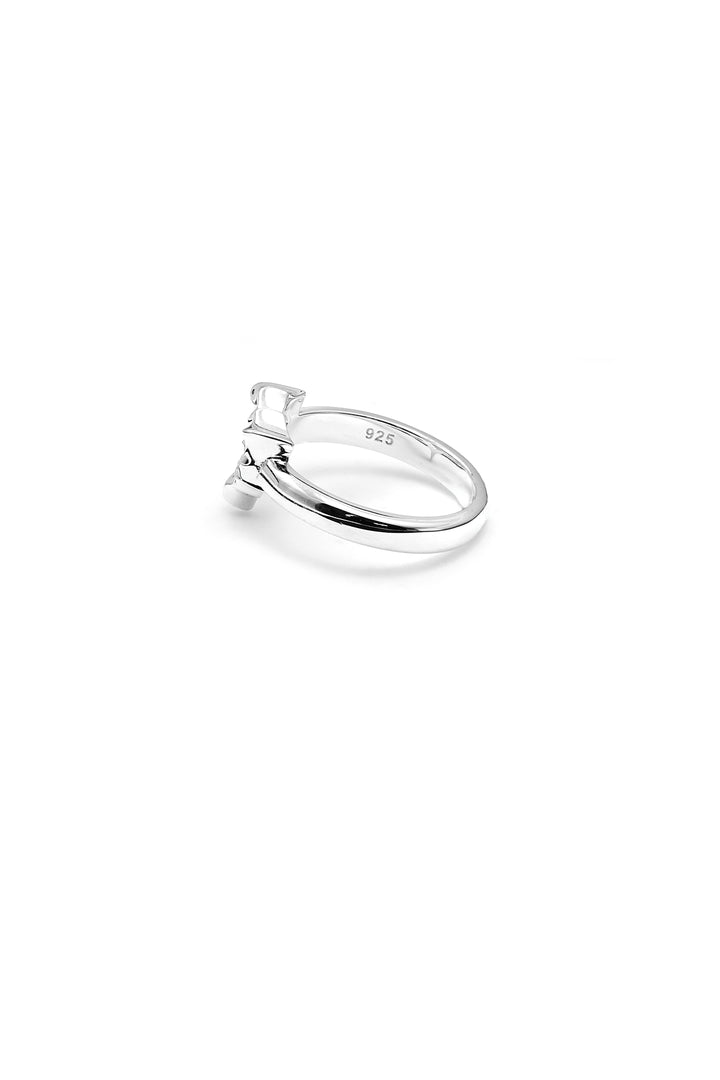 JAGGED HEART MINI RING