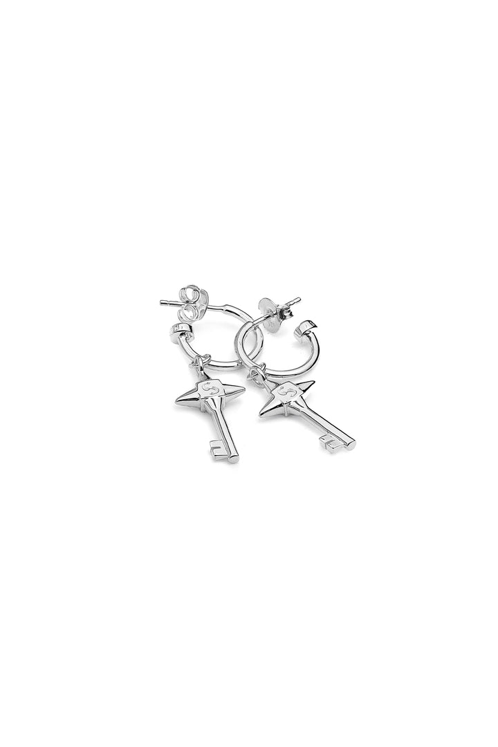 LOVE KEY ANCHOR EARRINGS