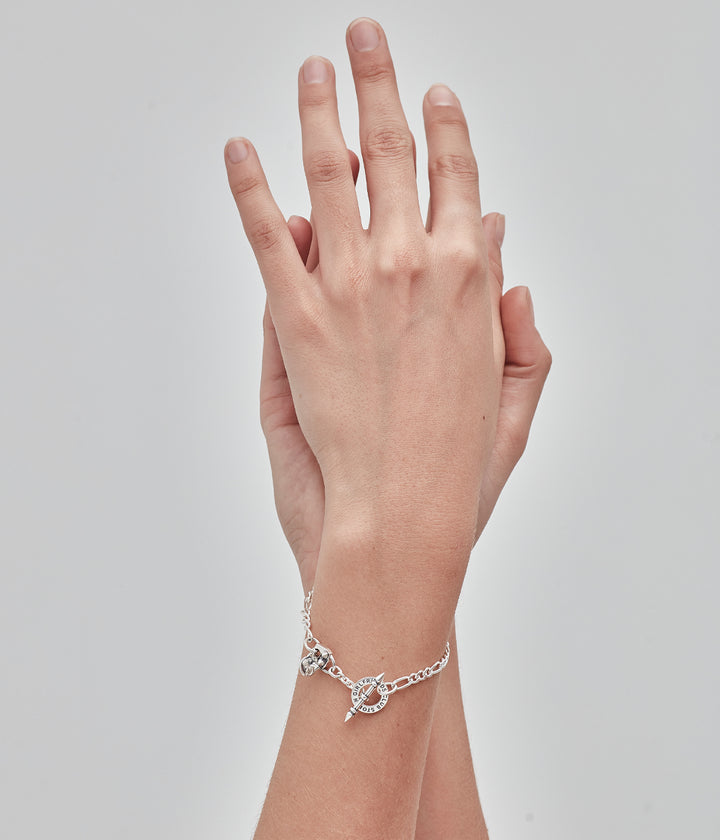 SPIKED FOB BRACELET