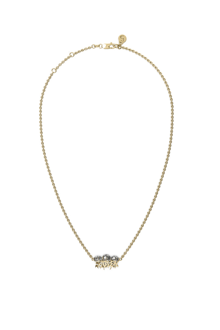 DELICATE DISTORTION NECKLACE - GOLD PLATED