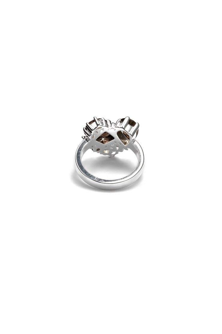 CROOKED HEART RING
